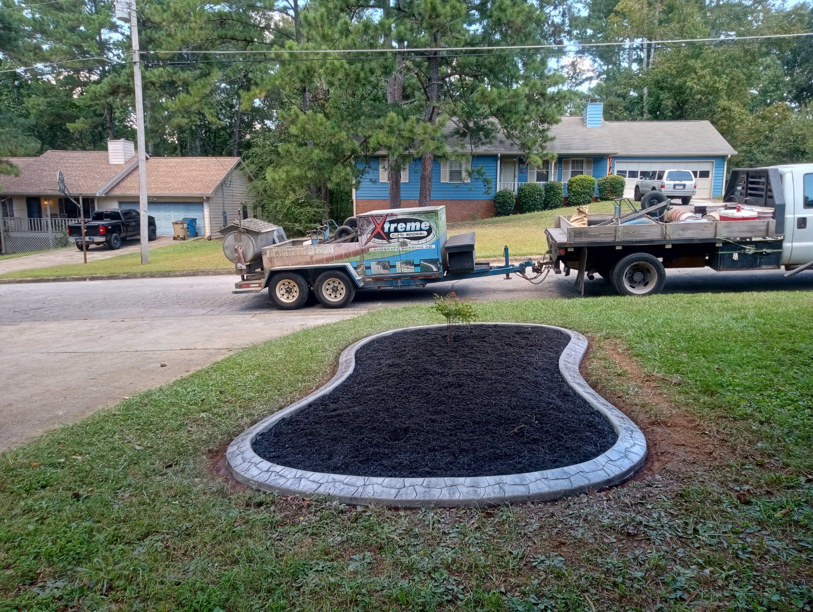 Path curbing